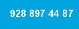 928 897 44 87 928 897 44 87